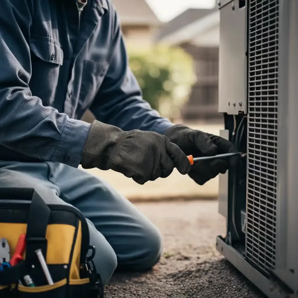 HVAC work in the field