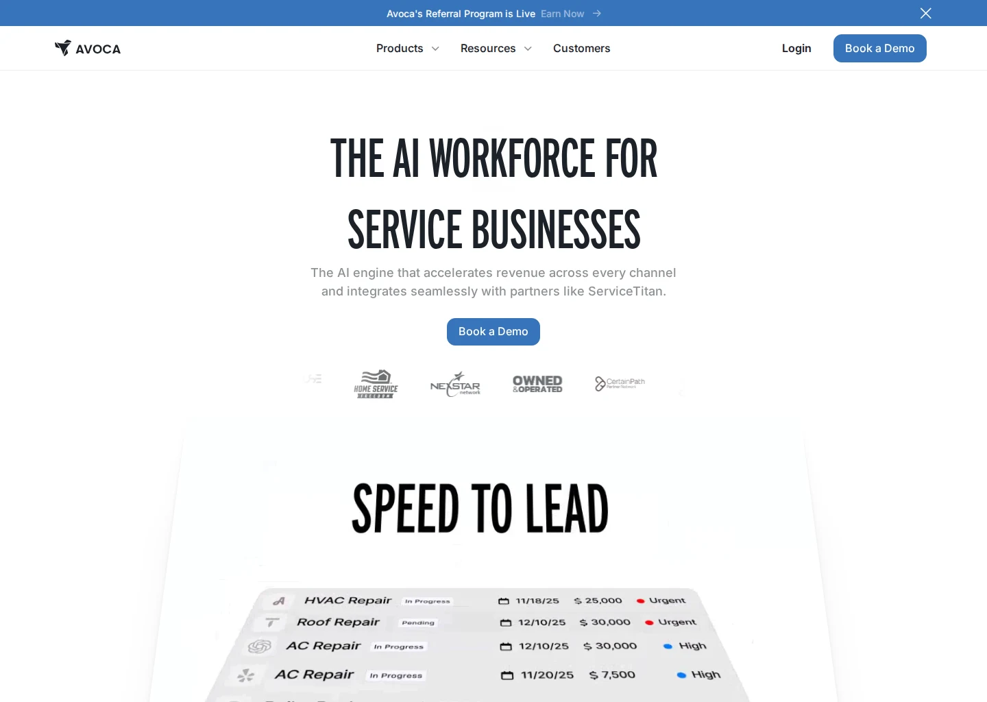 Evidence screenshot for ai appointment scheduling for HVAC companies